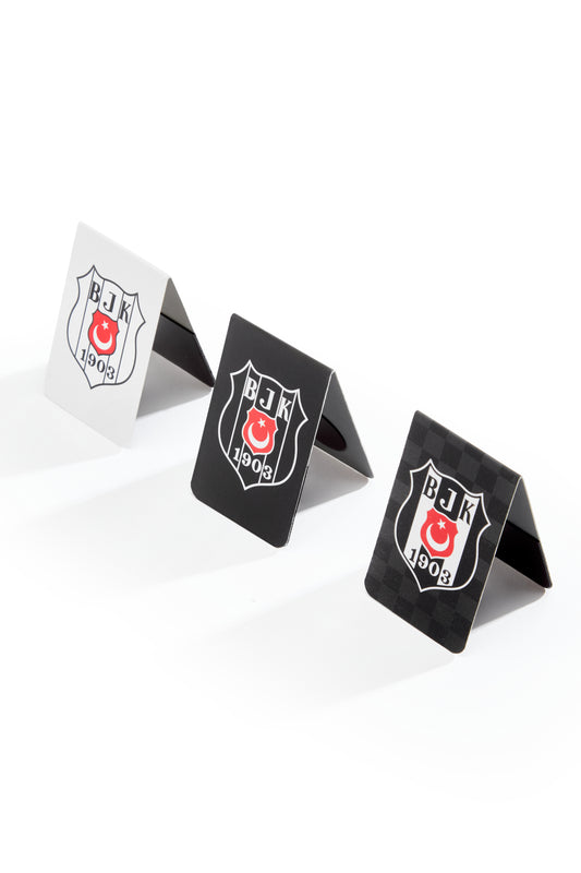 Beşiktaş Bayrak Armalar 3'lü Mıknatıslı Kitap Ayracı Seti