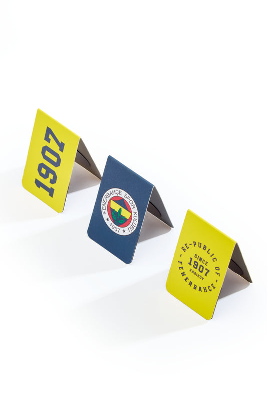 Fenerbahçe 1907 3'lü Mıknatıslı Kitap Ayracı Seti
