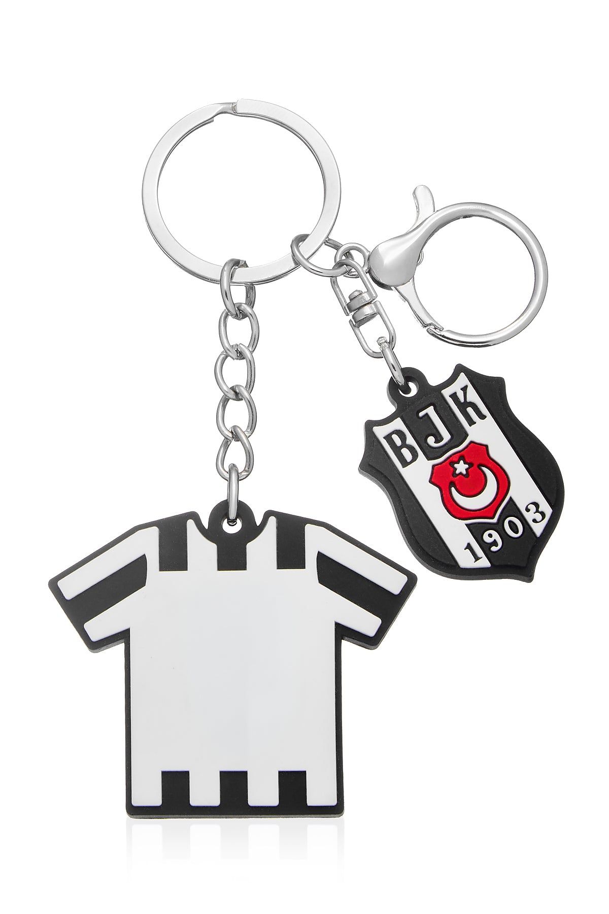 Beşiktaş Özelleştirilebilir Forma Silikon Anahtarlık