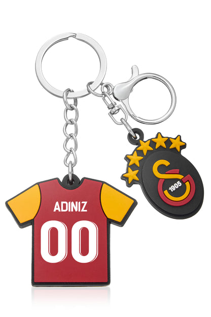 Galatasaray Özelleştirilebilir Forma Silikon Anahtarlık
