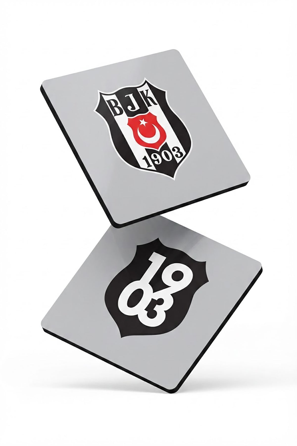 Beşiktaş 1903 Arma Ahşap Bardak Altlığı