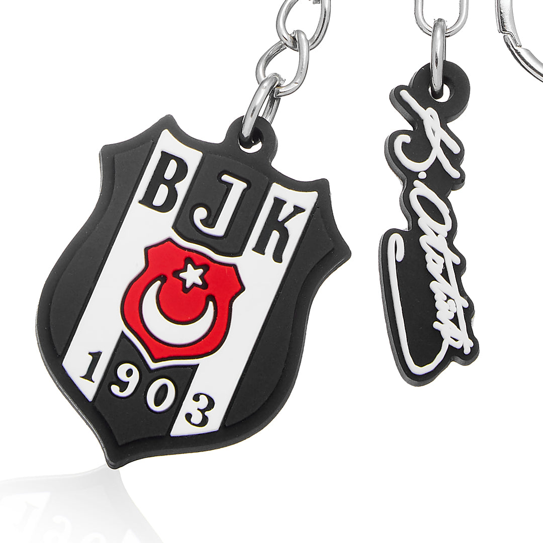 Beşiktaş Arma Charm ATA İmza Silikon Anahtarlık