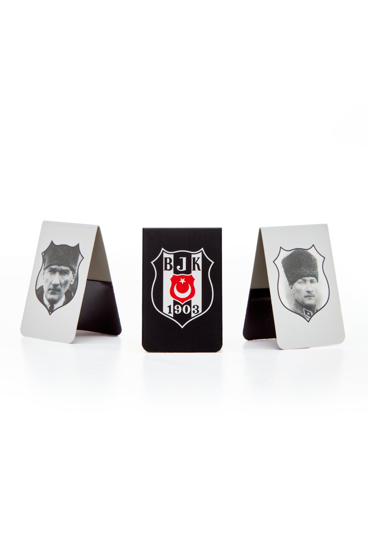 Beşiktaş Atatürk 3'lü Mıknatıslı Kitap Ayracı Seti