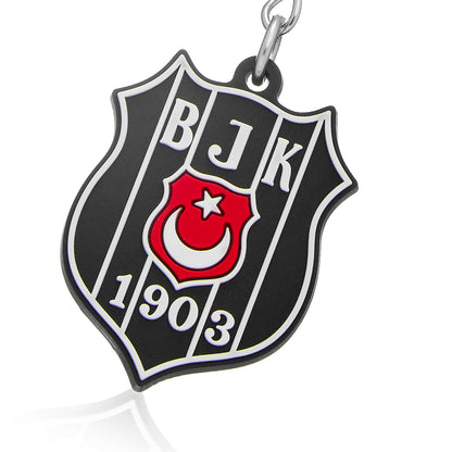 Beşiktaş Bayrak Arma Silikon Anahtarlık