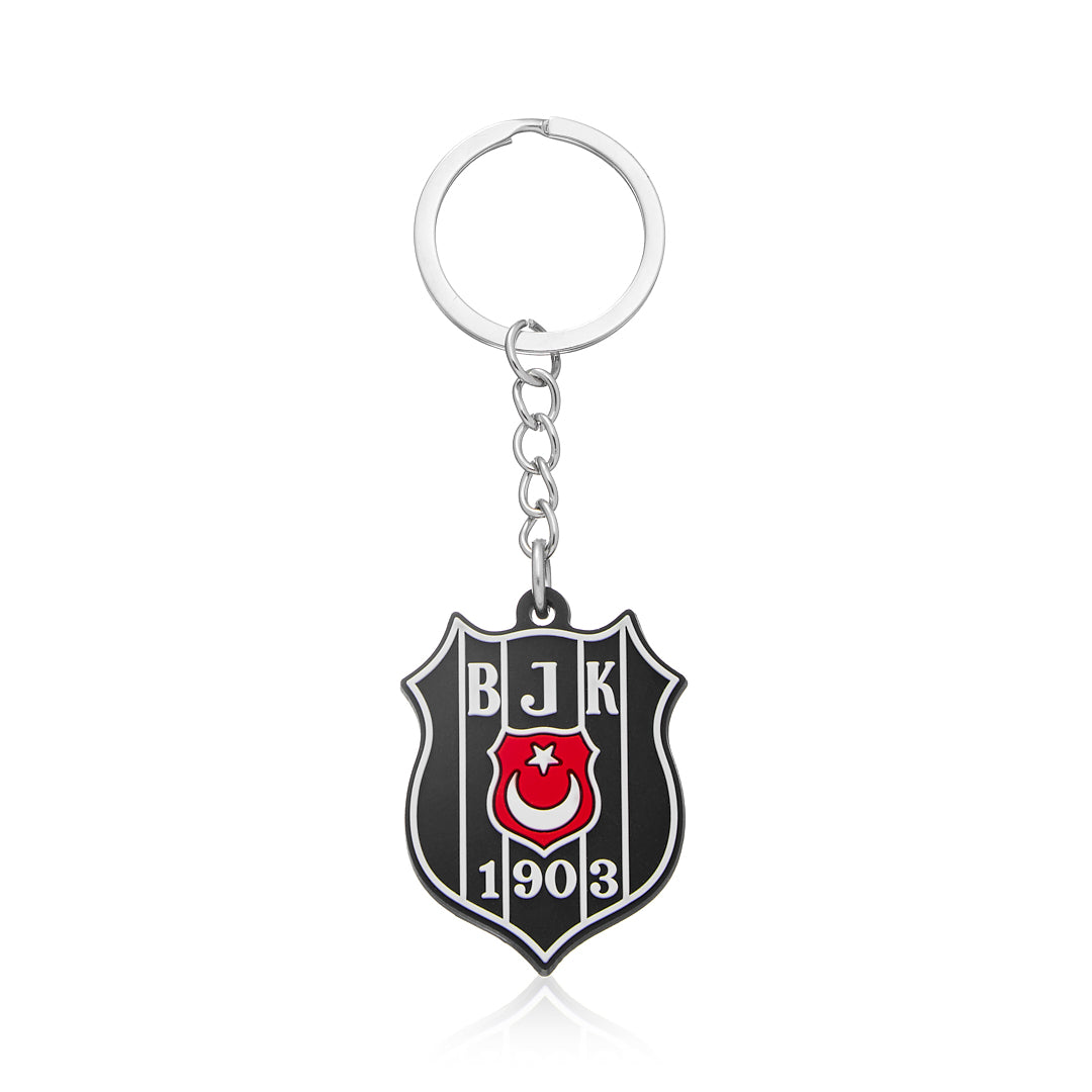 Beşiktaş Bayrak Arma Silikon Anahtarlık