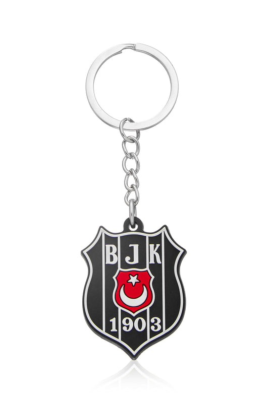 Beşiktaş Bayrak Arma Silikon Anahtarlık