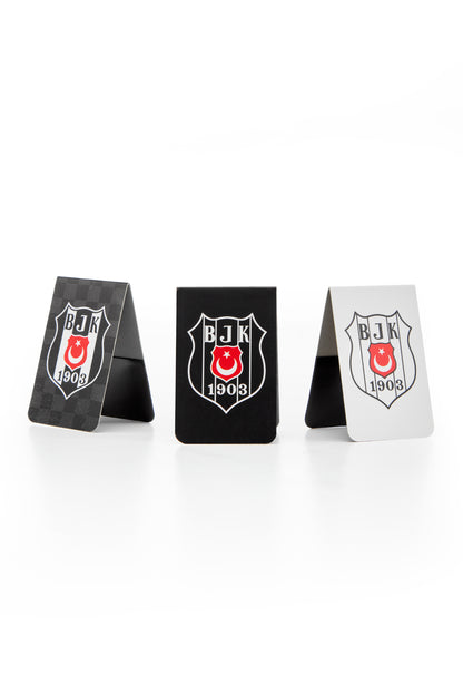 Beşiktaş Bayrak Armalar 3'lü Mıknatıslı Kitap Ayracı Seti
