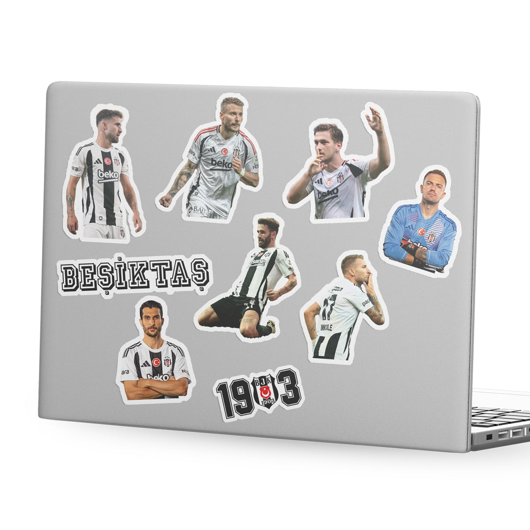 Beşiktaş Beyaz Sticker Paketi