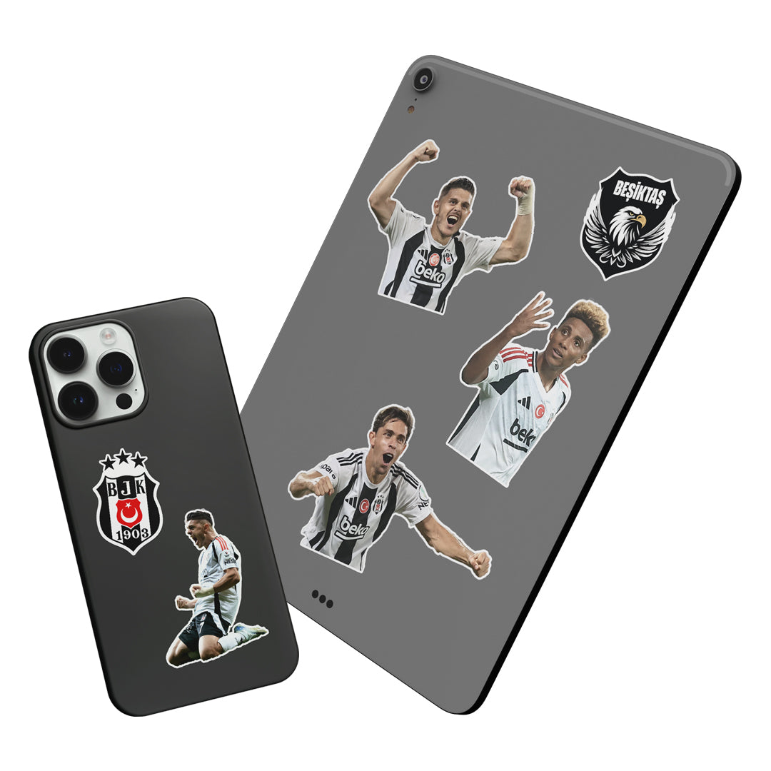 Beşiktaş Beyaz Sticker Paketi