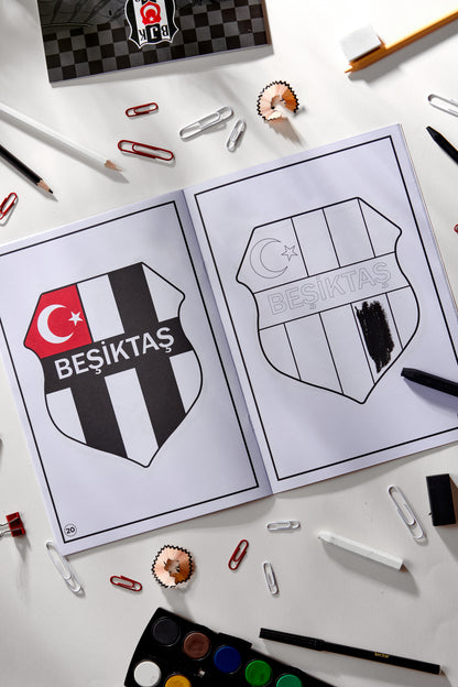 Beşiktaş Boyama Kitabı Küçük Kartal 2-5 Yaş - Lisanslı Orijinal