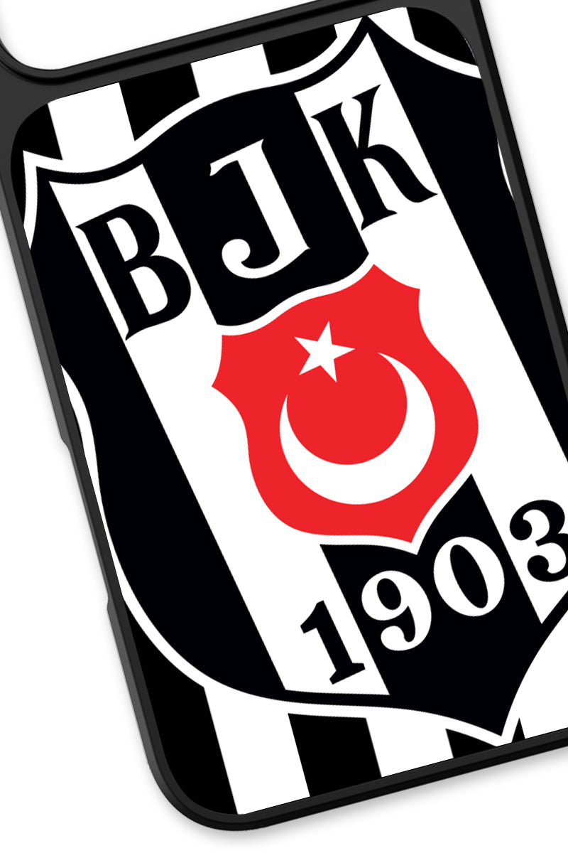 Beşiktaş Büyük Arma Cam Telefon Kılıfı