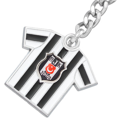 Beşiktaş Çubuklu Forma Metal Anahtarlık