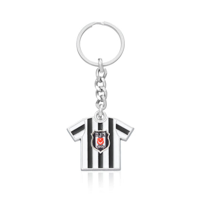 Beşiktaş Çubuklu Forma Metal Anahtarlık