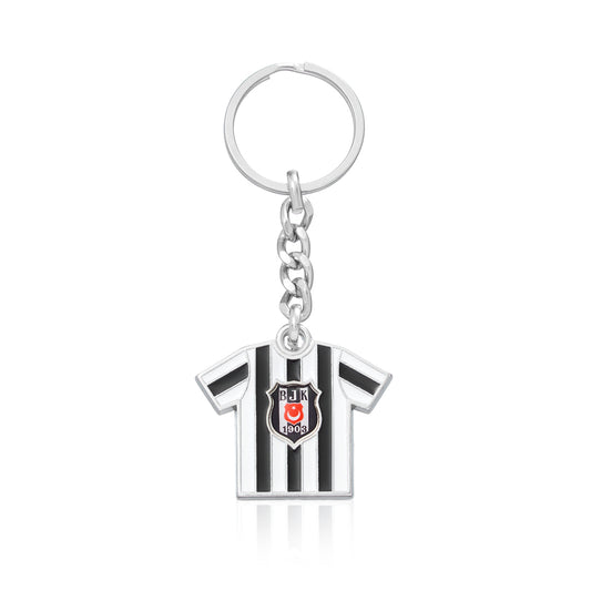 Beşiktaş Çubuklu Forma Metal Anahtarlık