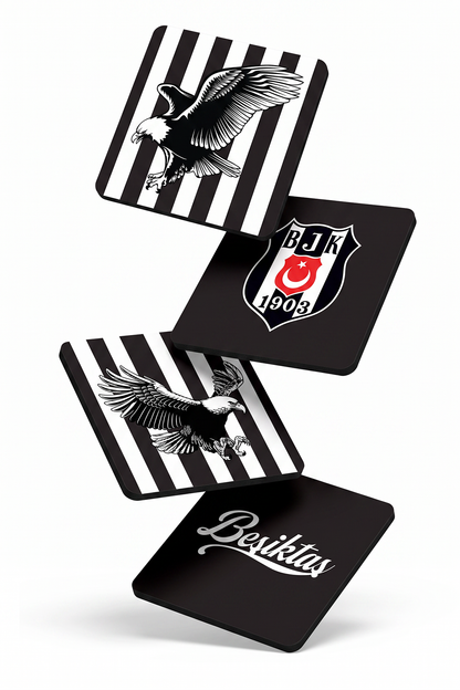 Beşiktaş Çubuklu Kartal Ahşap Bardak Altlığı
