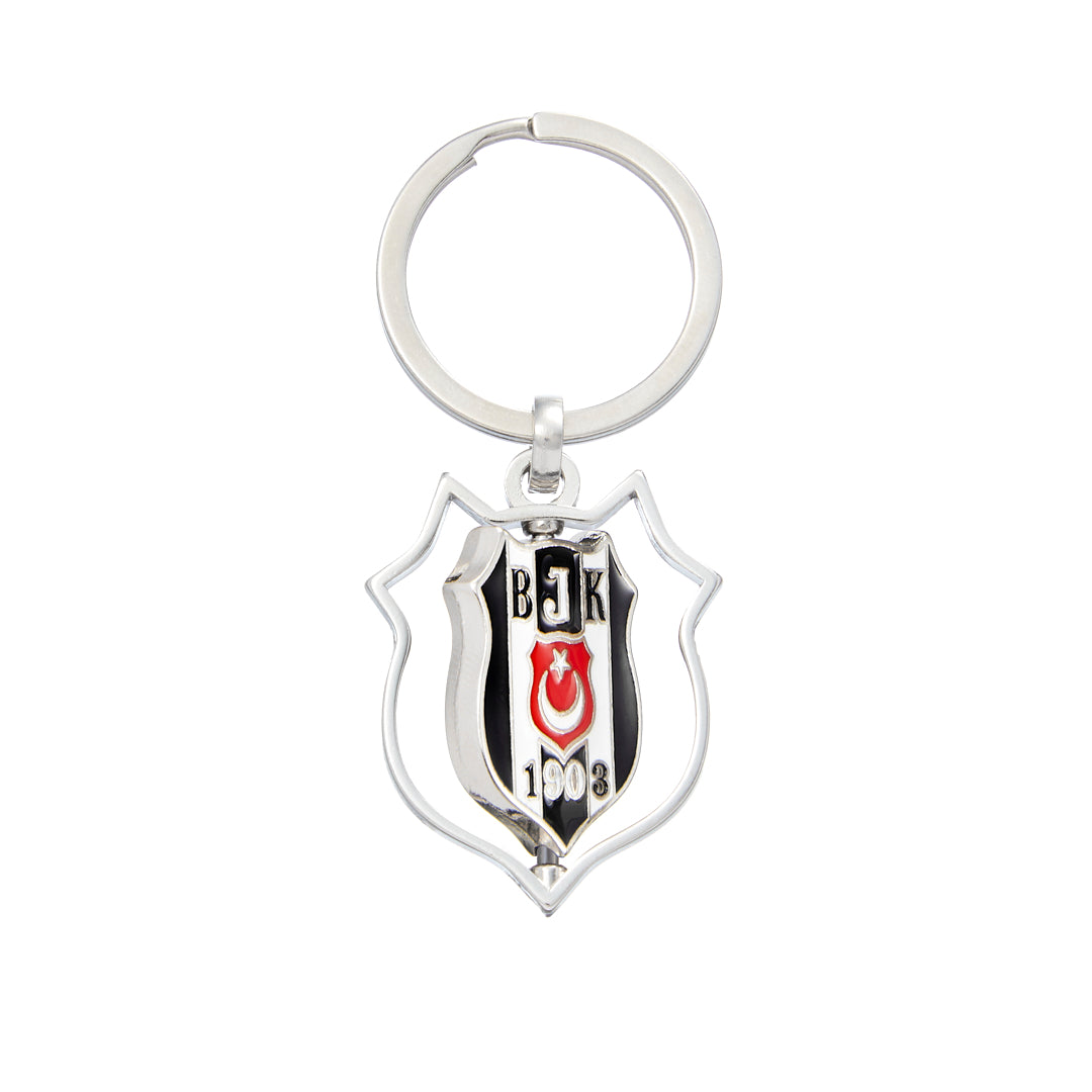 Beşiktaş Döner Arma Metal Anahtarlık