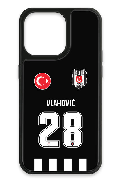 Beşiktaş Dušan Vlahović Forma iPhone 13 Pro Cam Telefon Kılıfı