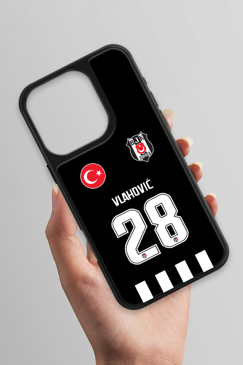 Beşiktaş Dušan Vlahović iPhone 16 Pro Cam Kılıf