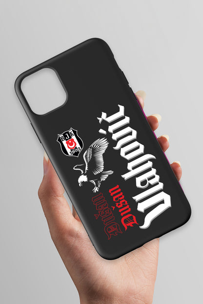 Beşiktaş Dušan Vlahović Kartal iPhone 11 Pro Max Silikon Kılıf