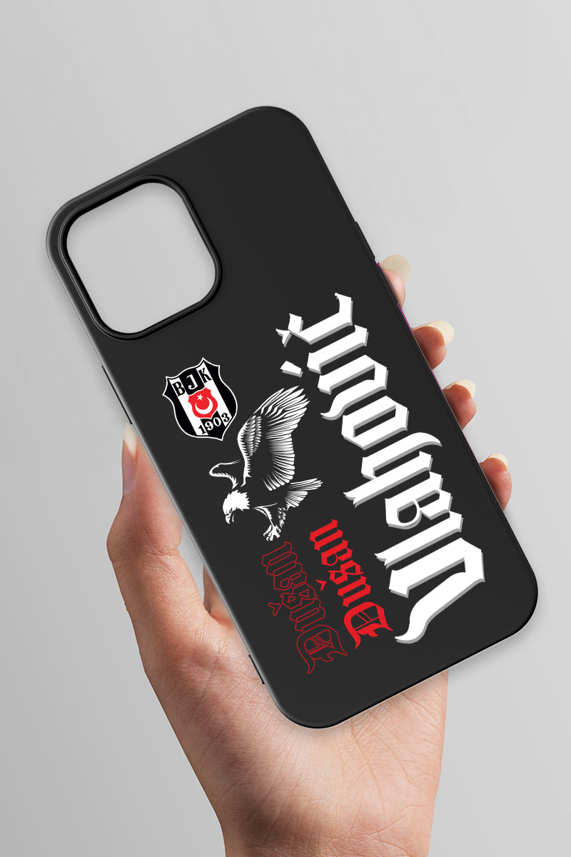 Beşiktaş Dušan Vlahović Kartal iPhone 13 Pro Silikon Kılıf