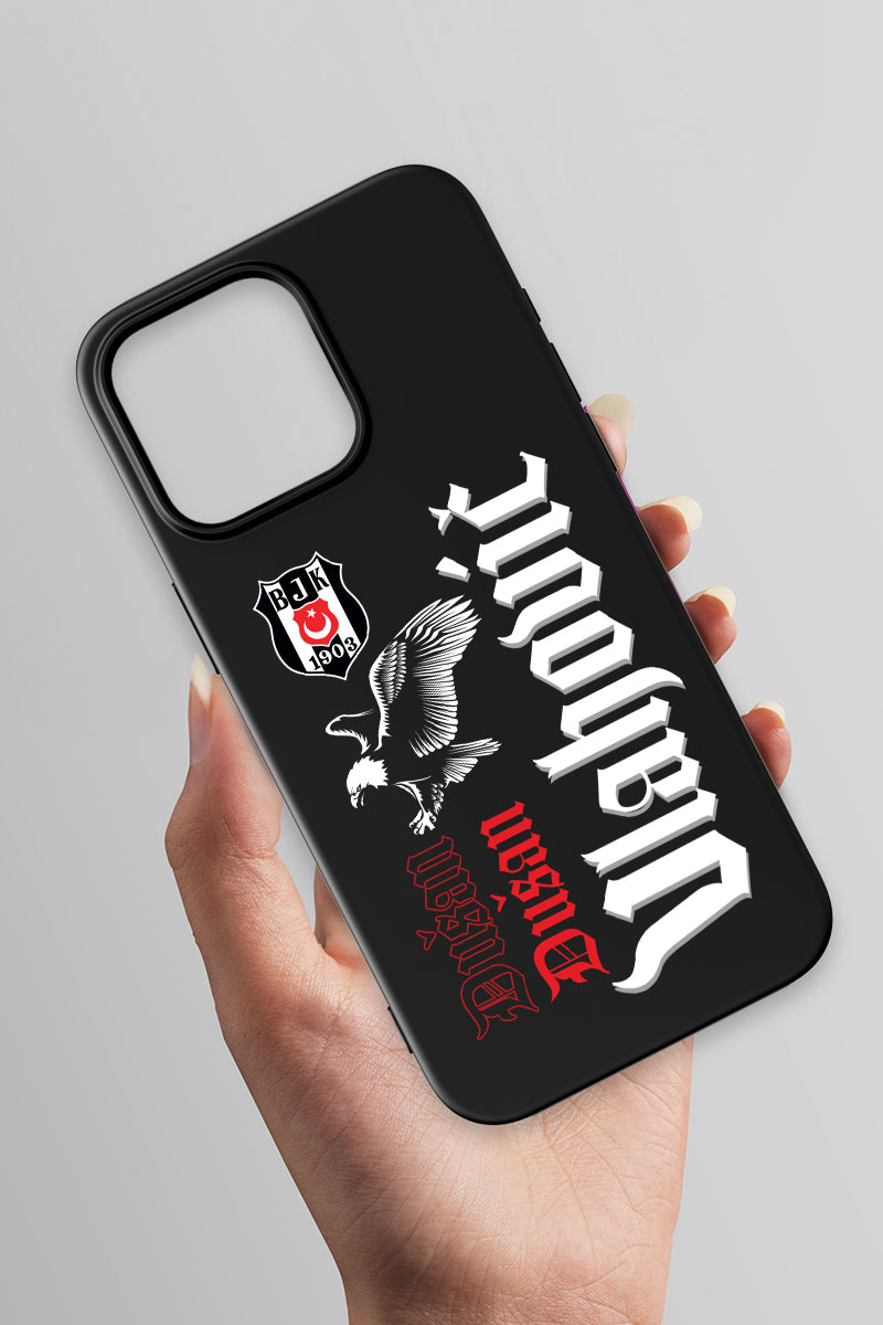 Beşiktaş Dušan Vlahović Kartal iPhone 14 Pro Max Silikon Kılıf