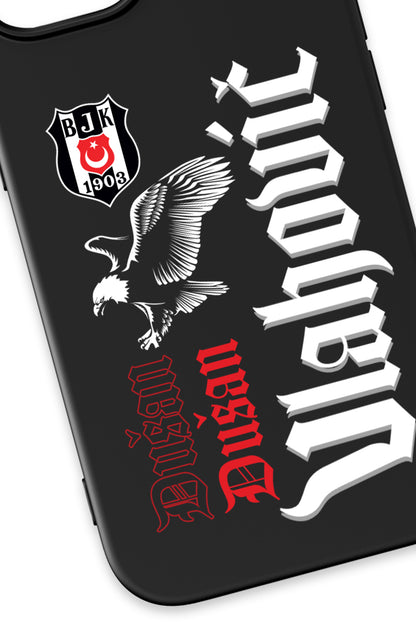 Beşiktaş Dušan Vlahović Kartal iPhone 14 Silikon Kılıf