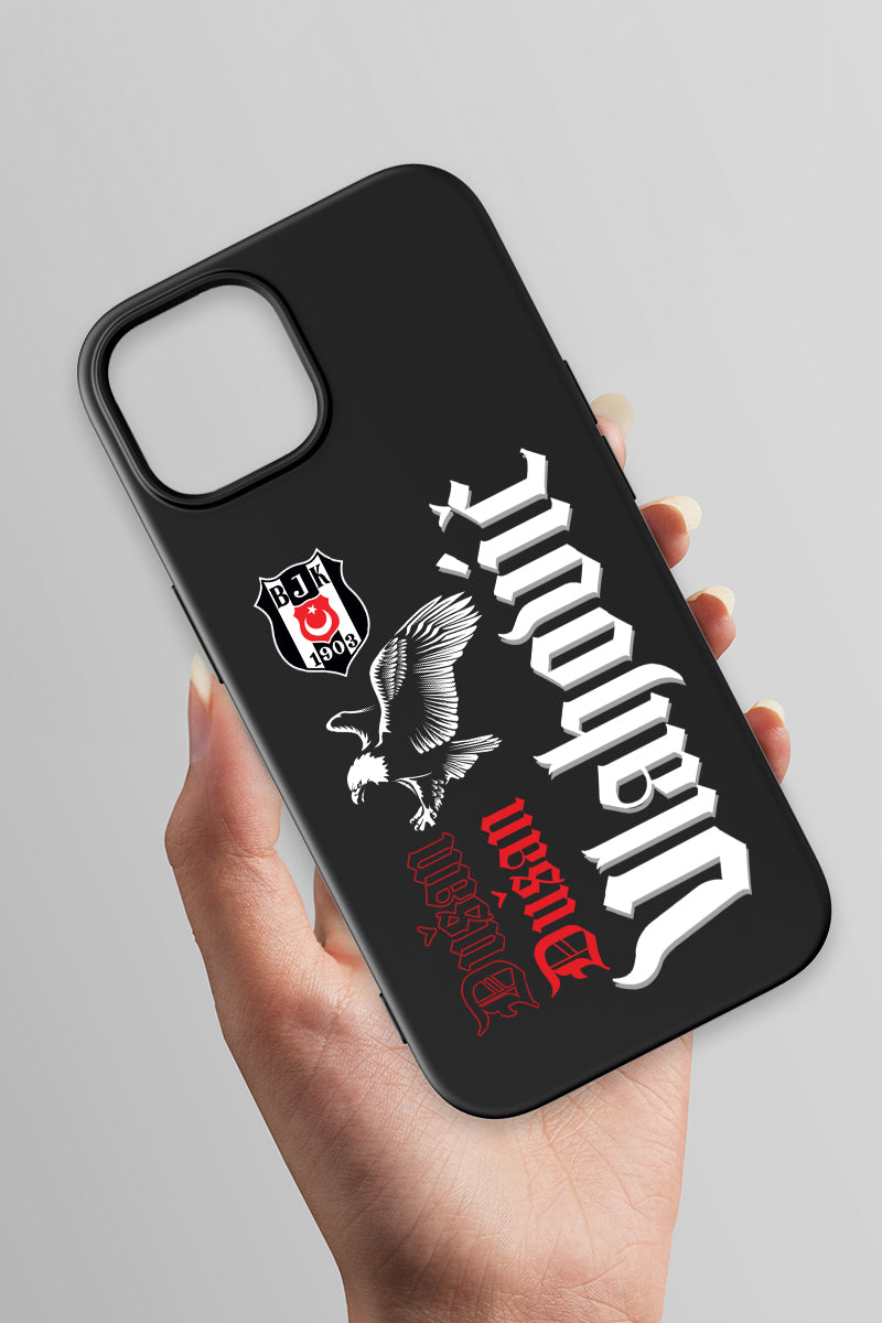Beşiktaş Dušan Vlahović Kartal iPhone 15 Silikon Kılıf
