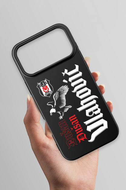Beşiktaş Dušan Vlahović Kartal iPhone 18 Pro Max Silikon Kılıf