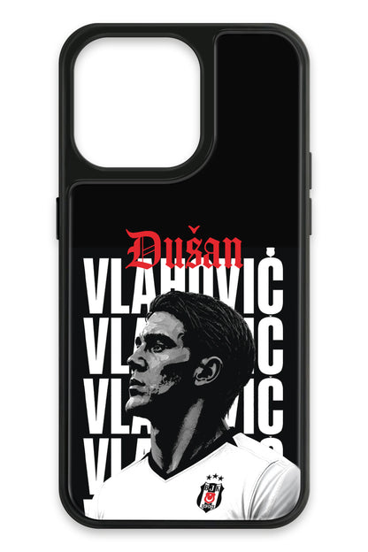 Beşiktaş Dušan Vlahović Portre iPhone 13 Pro Cam Telefon Kılıfı