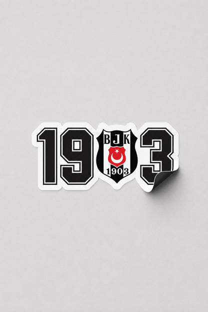 Beşiktaş Duvar Sticker 1903 - Lisanslı Orijinal