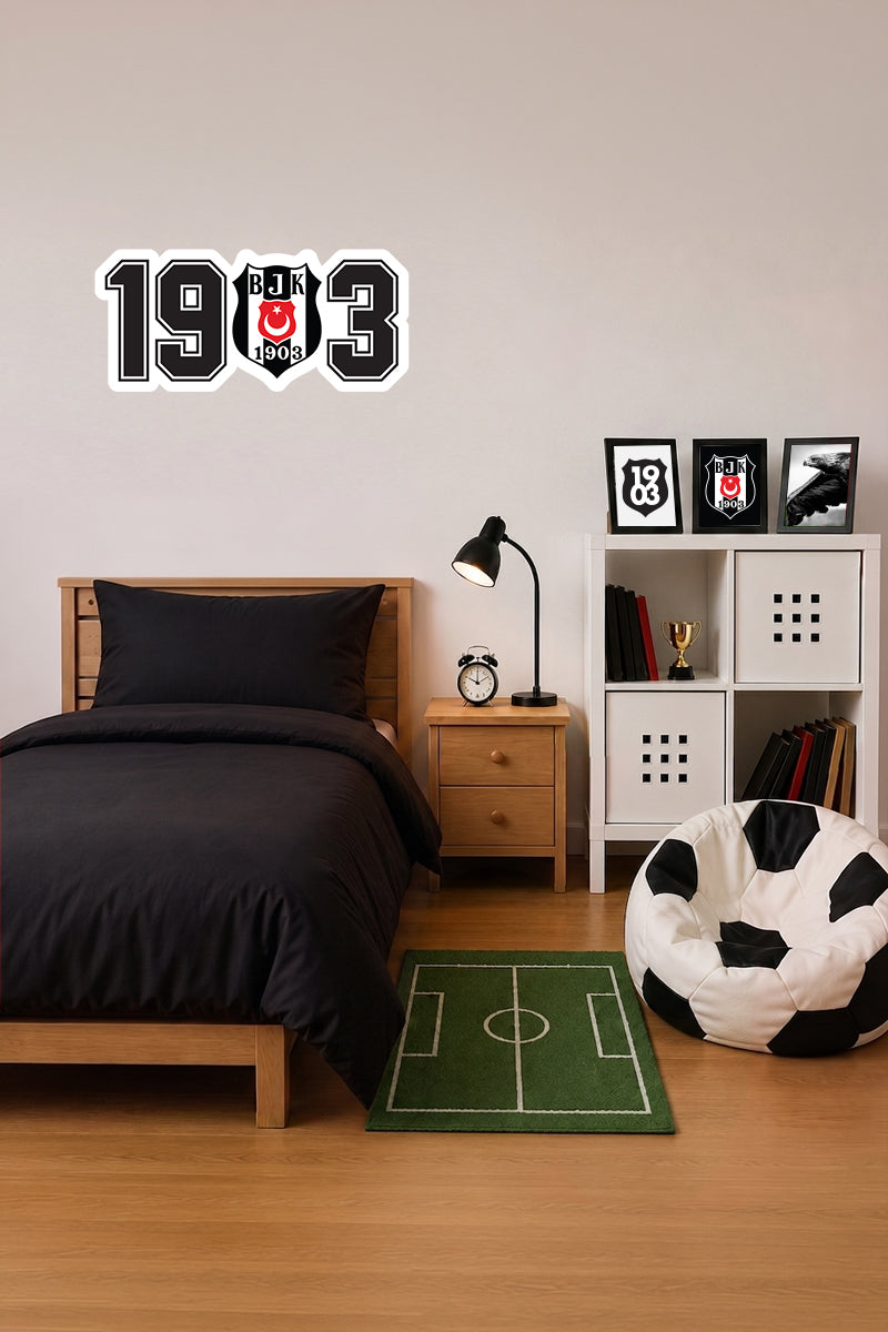 Beşiktaş Duvar Sticker 1903 - Lisanslı Orijinal