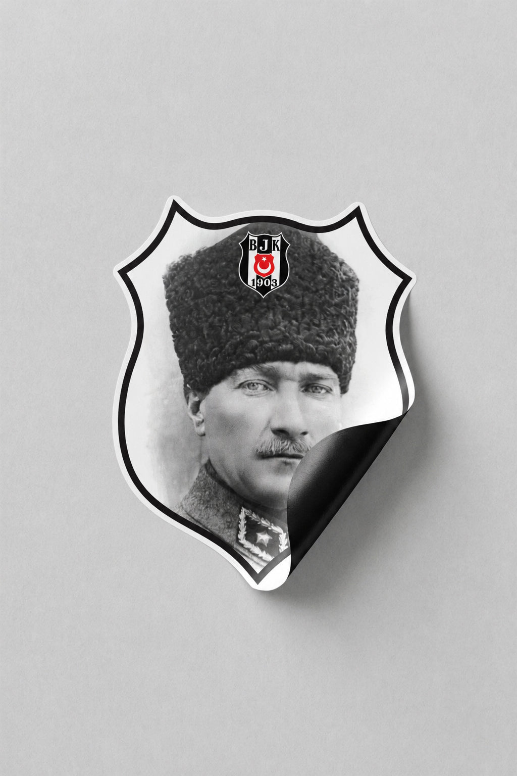 Beşiktaş Duvar Sticker Atatürk - Lisanslı Orijinal