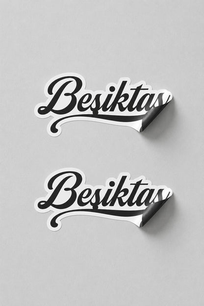 Beşiktaş Duvar Sticker El Yazı - Lisanslı Orijinal