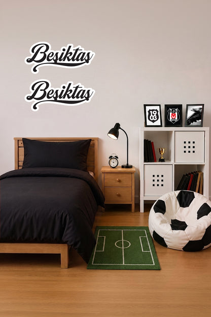 Beşiktaş Duvar Sticker El Yazı - Lisanslı Orijinal