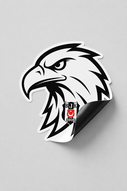 Beşiktaş Duvar Sticker Kartal 1 - Lisanslı Orijinal