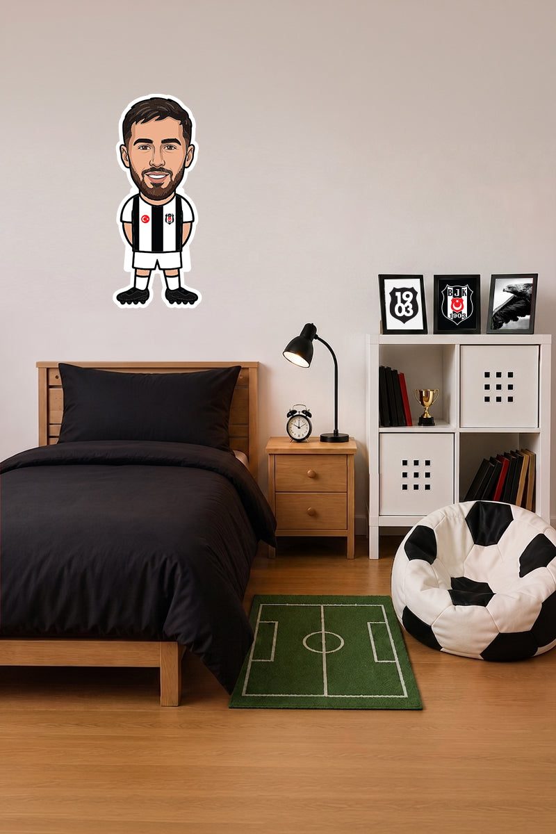 Beşiktaş Duvar Sticker Orkun Kökçü - Lisanslı Orijinal