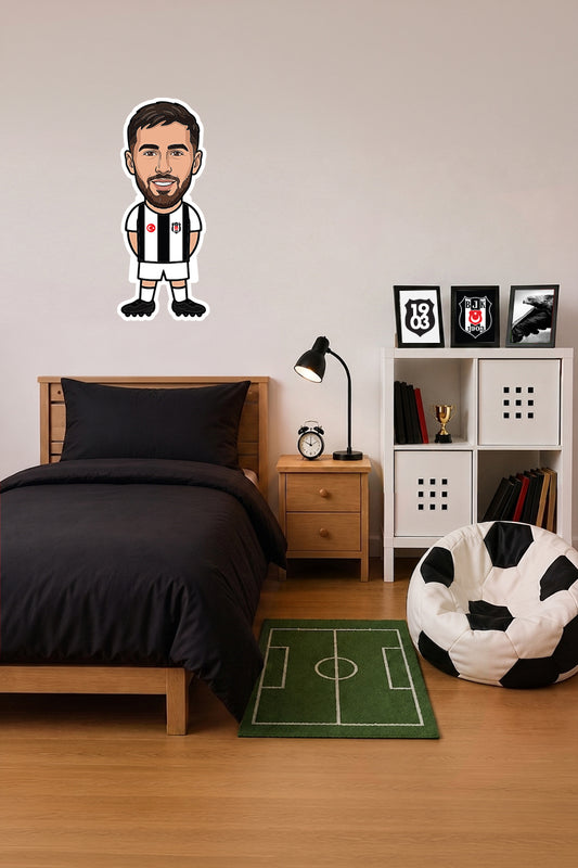 Beşiktaş Duvar Sticker Orkun Kökçü - Lisanslı Orijinal