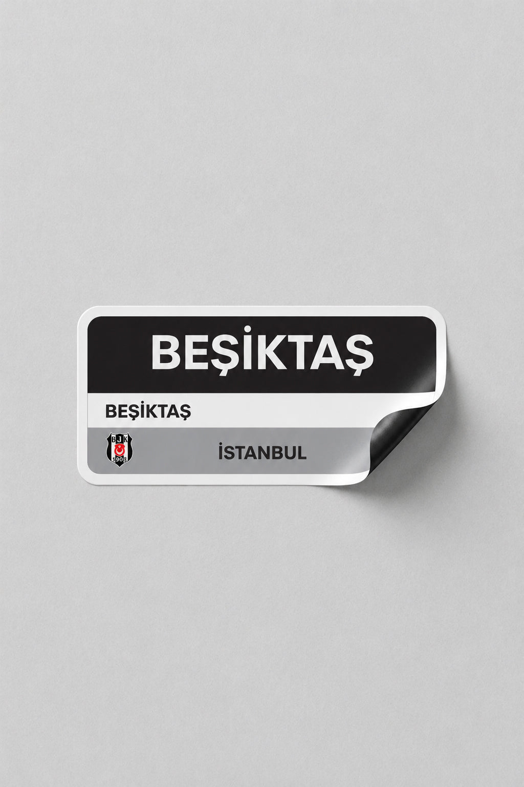 Beşiktaş Duvar Sticker Tabela - Lisanslı Orijinal