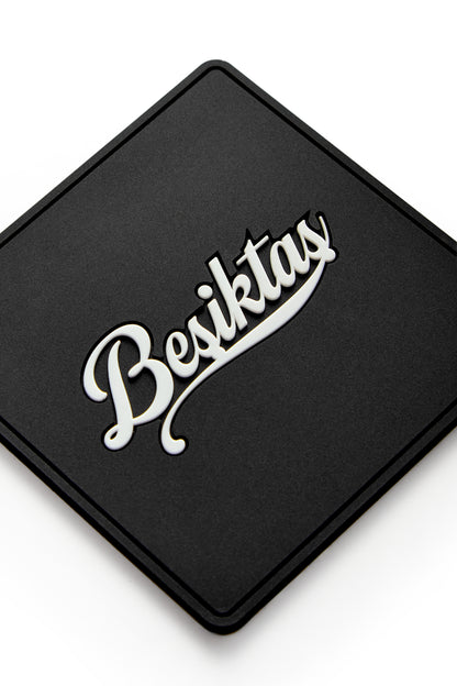 Beşiktaş El Yazı Silikon Bardak Altlığı