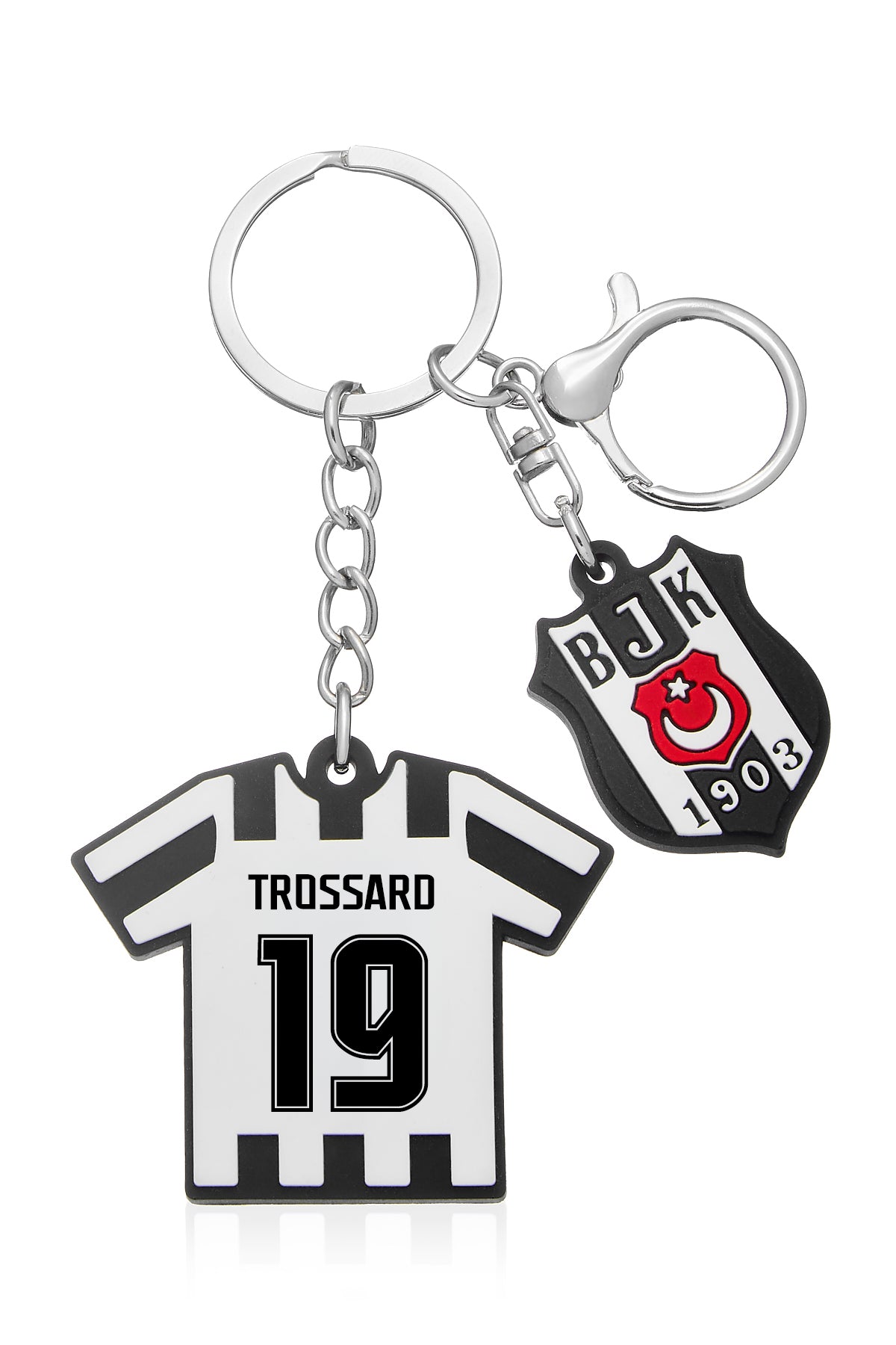 Beşiktaş Leandro Trossard Charm Arma Silikon Anahtarlık