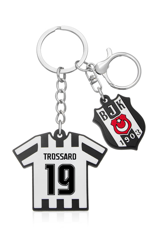 Beşiktaş Leandro Trossard Charm Arma Silikon Anahtarlık