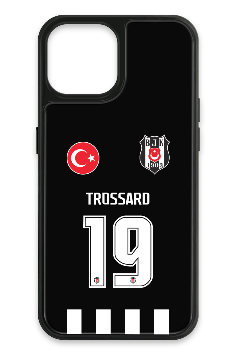 Beşiktaş Leandro Trossard Forma iPhone 13 Cam Telefon Kılıfı