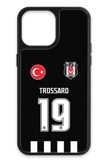 Beşiktaş Leandro Trossard Forma iPhone 13 Pro Max Cam Telefon Kılıfı