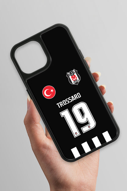 Beşiktaş Leandro Trossard iPhone 15 Cam Kılıf
