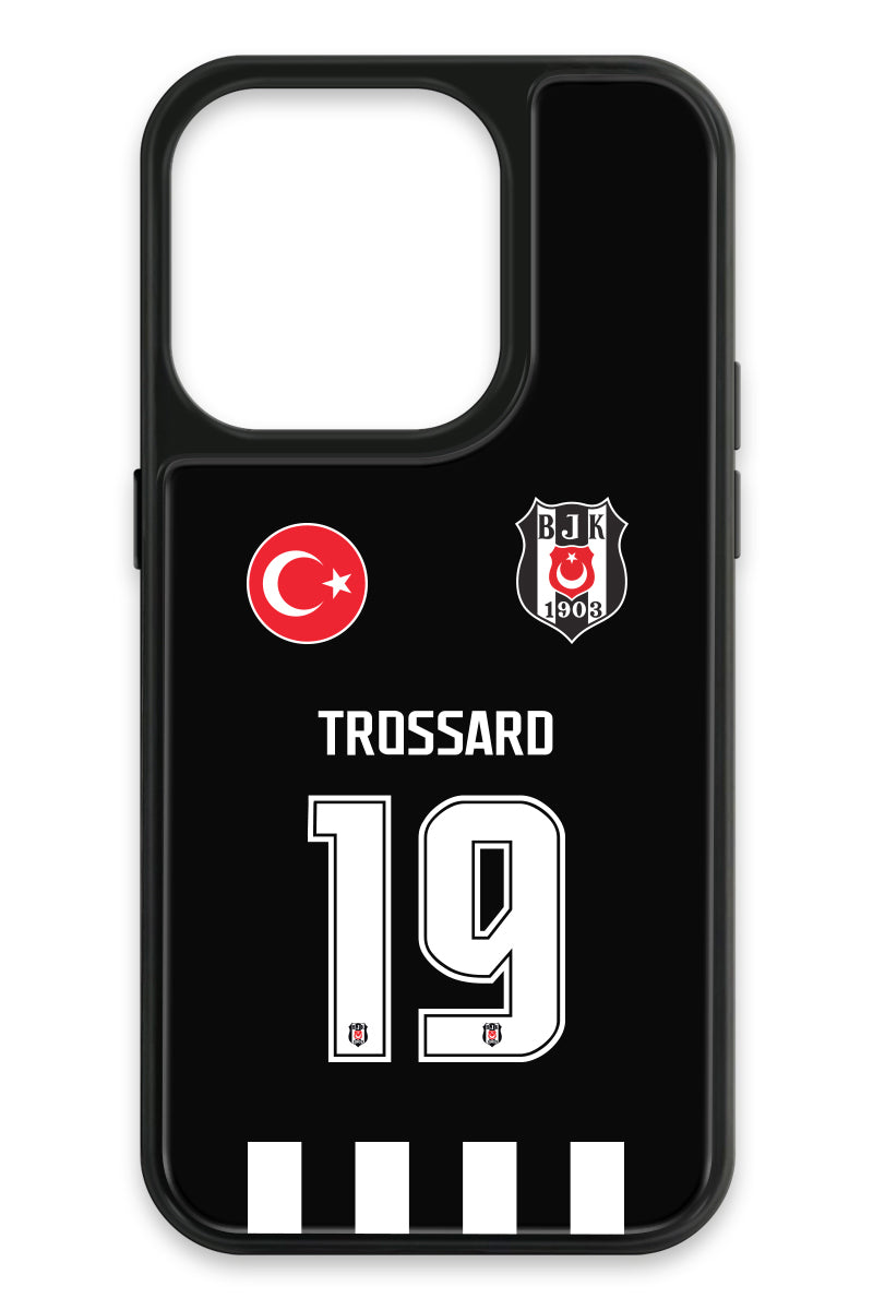 Beşiktaş Leandro Trossard Forma iPhone 15 Pro Cam Telefon Kılıfı