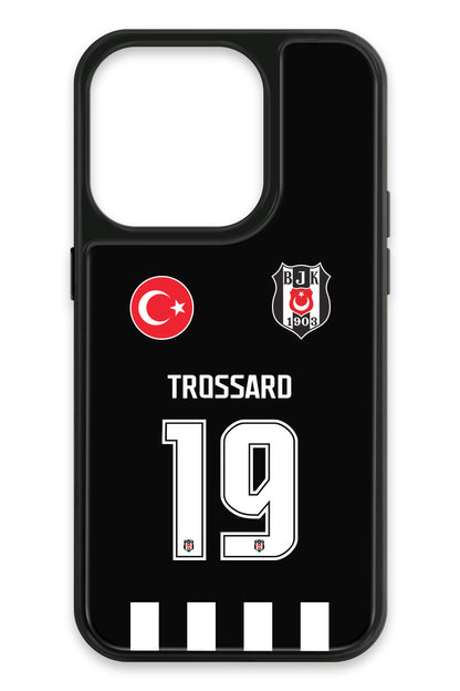 Beşiktaş Leandro Trossard Forma iPhone 15 Pro Cam Telefon Kılıfı