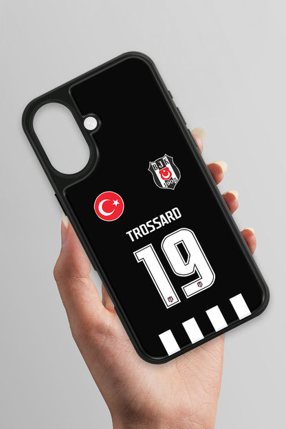 Beşiktaş Leandro Trossard iPhone 16 Cam Kılıf