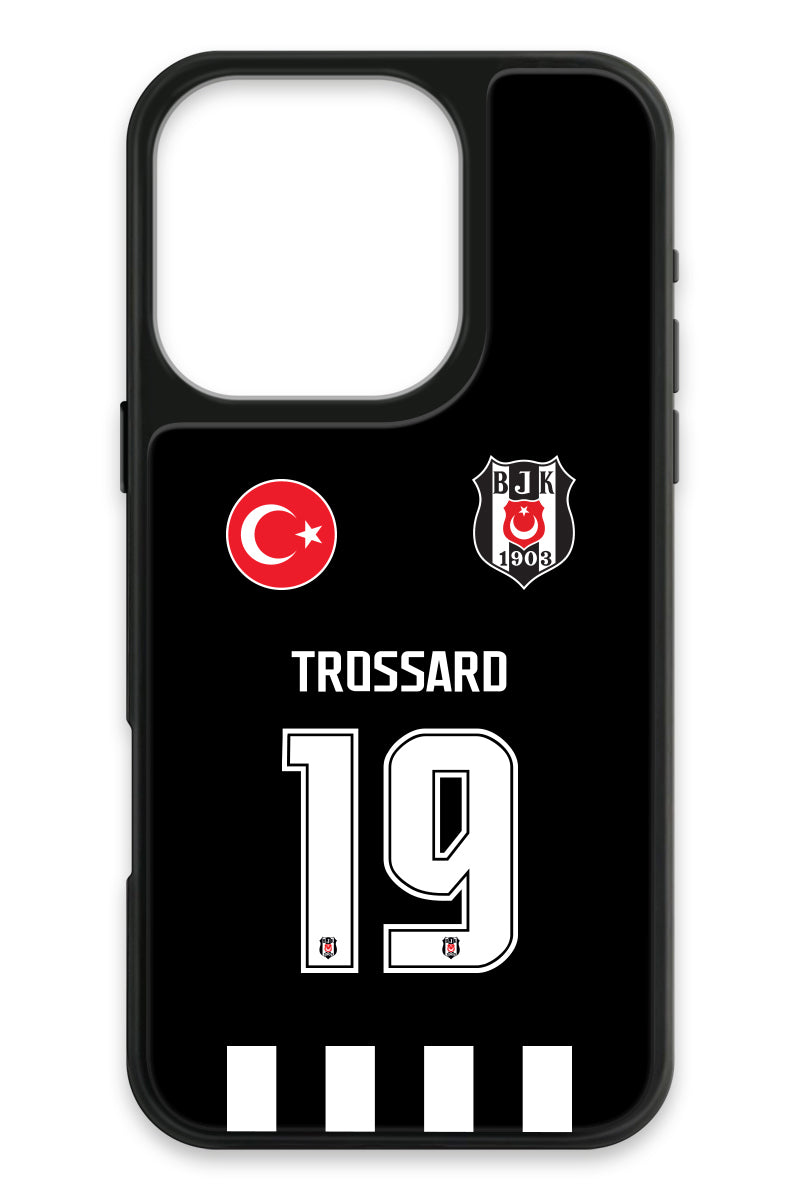Beşiktaş Leandro Trossard Forma iPhone 16 Pro Cam Telefon Kılıfı