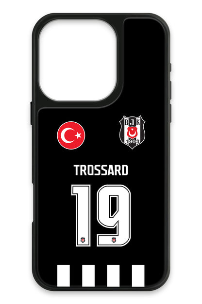 Beşiktaş Leandro Trossard Forma iPhone 16 Pro Cam Telefon Kılıfı