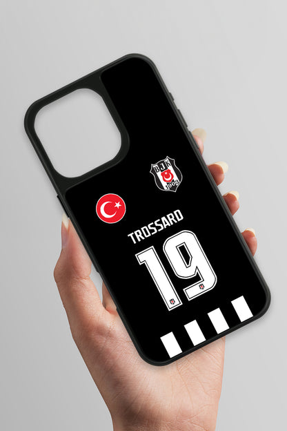 Beşiktaş Leandro Trossard iPhone 16 Pro Max Cam Kılıf